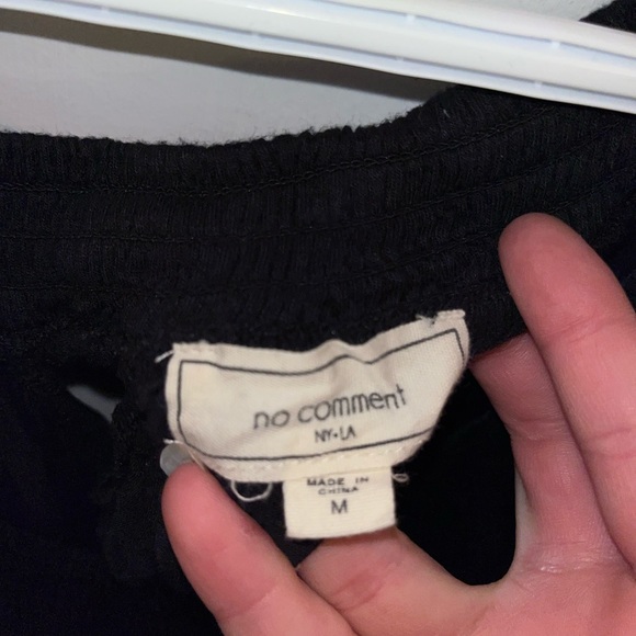 Black Off the Shoulder top - Picture 2 of 3